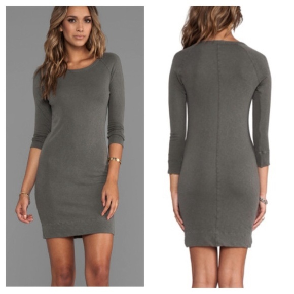 james perse sweatshirt dress